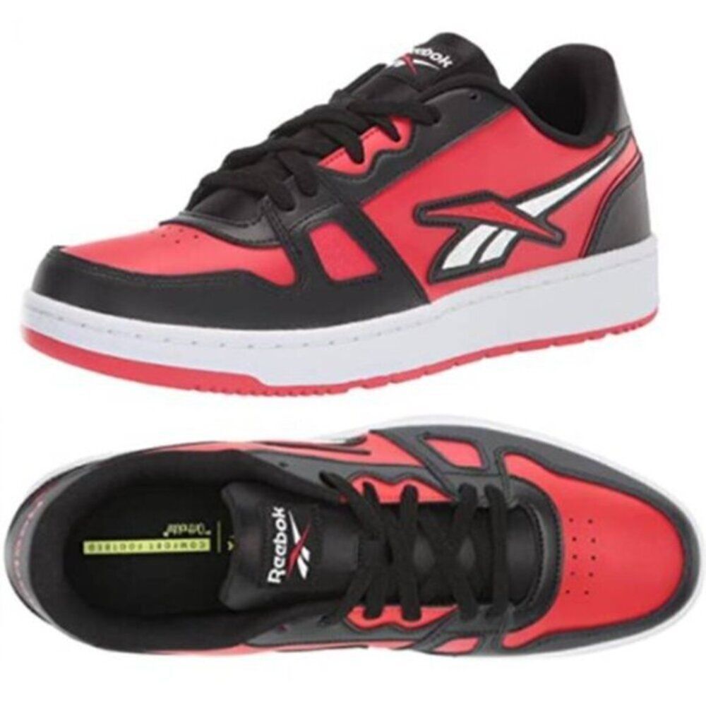 Reebok Men's Shoes Resonator MemoryTech Sneaker Red Black